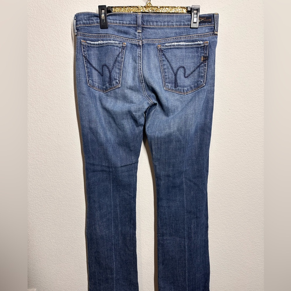 Citizens Of Humanity Blue Flare & Wide Leg Jeans - Picture 5 of 12